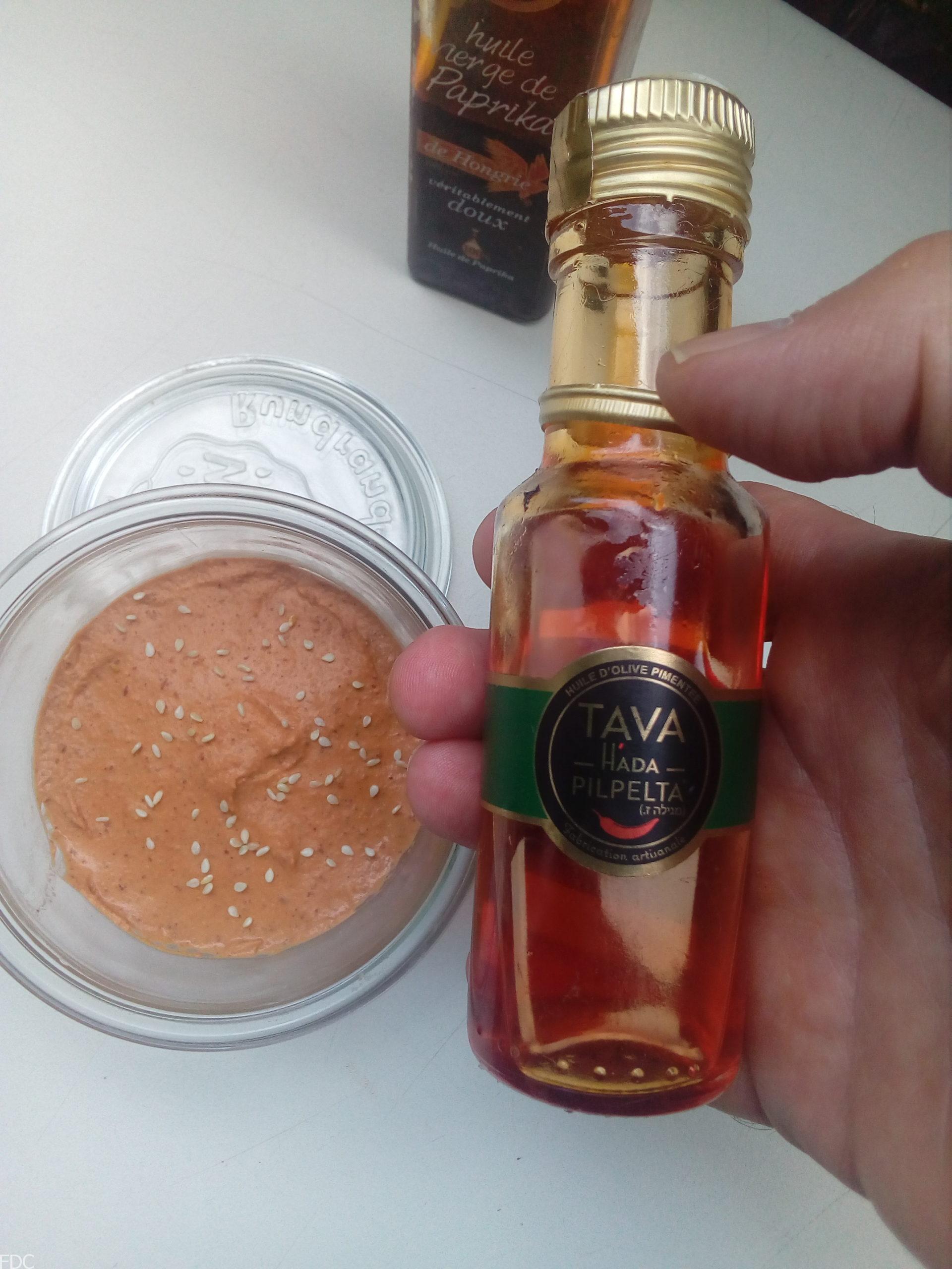huile d'harissa . condiment d'exception